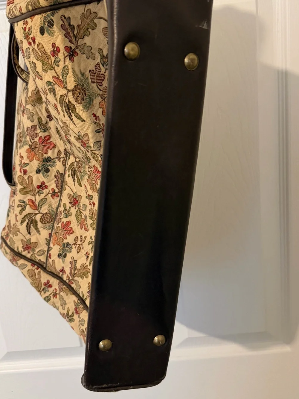Longaberger Fall Floral Tapestry Tote